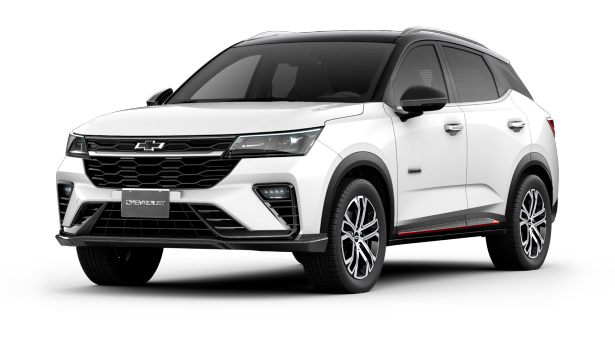 Chevrolet Groove RS CVT 2026 color blanco techo negro