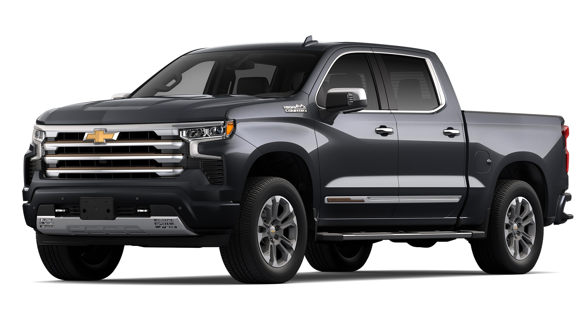 Chevrolet Silverado HIGH COUNTRY, gris oscuro metalico