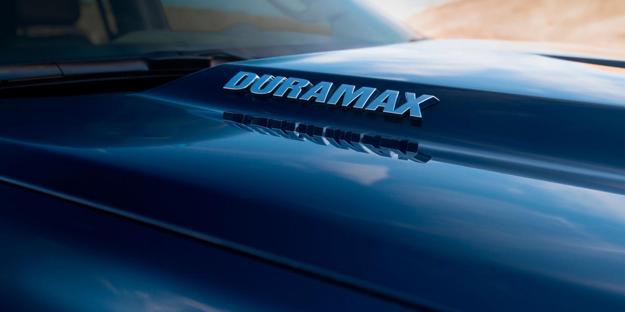 Detalle del motor Duramax en la Chevrolet Silverado