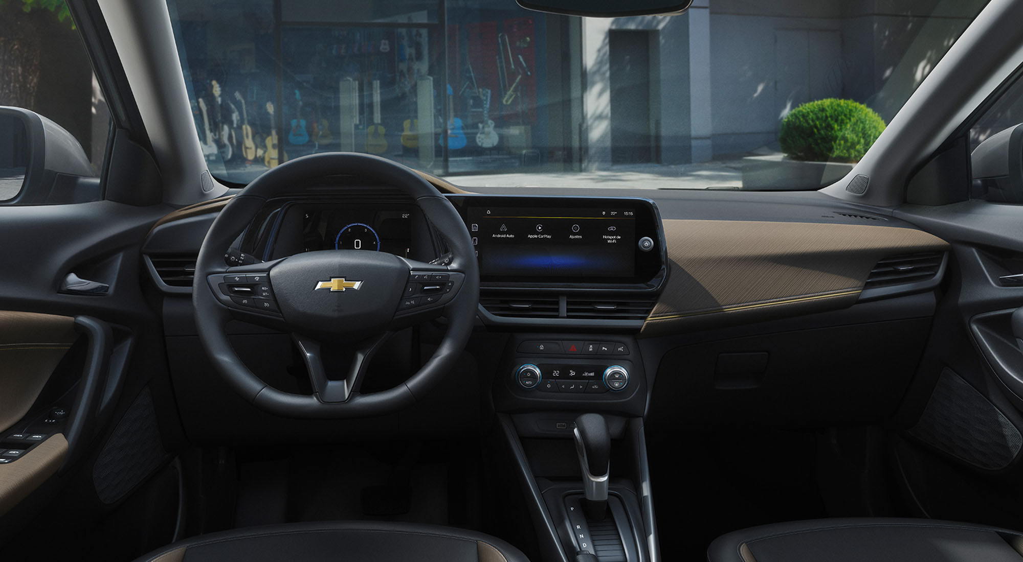 Chevrolet Tracker Premier interior sofisticado