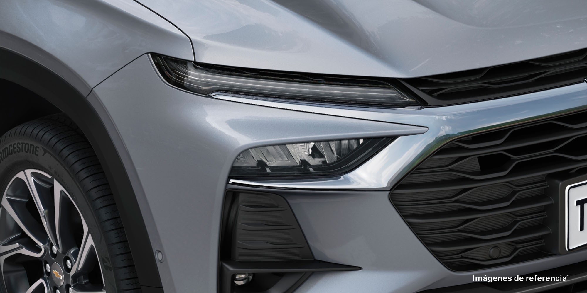 Faros LED frontales de la Chevrolet Tracker 2026